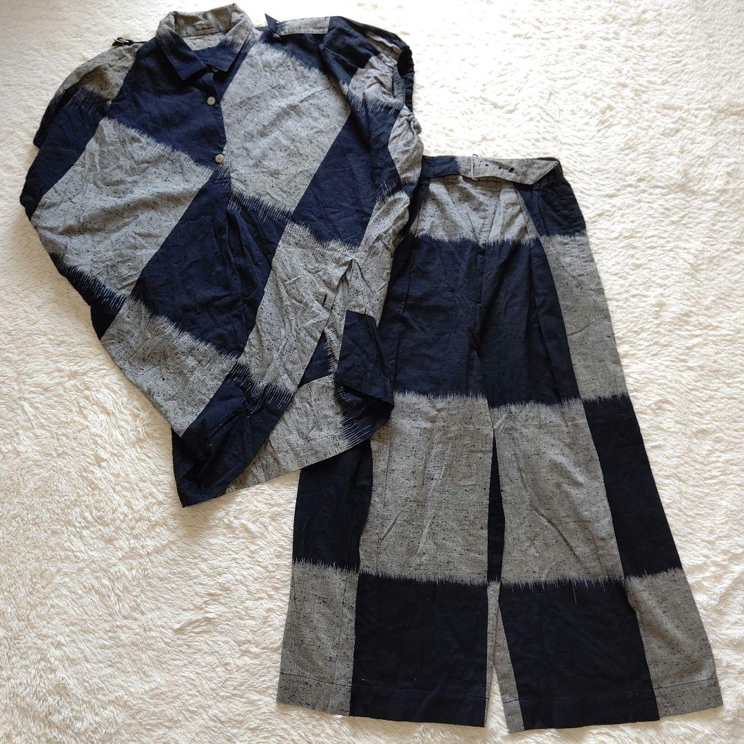 Issey Miyake Suit Wide Pants 80s Handwritten Tag