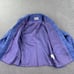 Pendleton Blazer Womens Size 12P Blue Virgin Wool Tartan Shoulder Pads Plaid