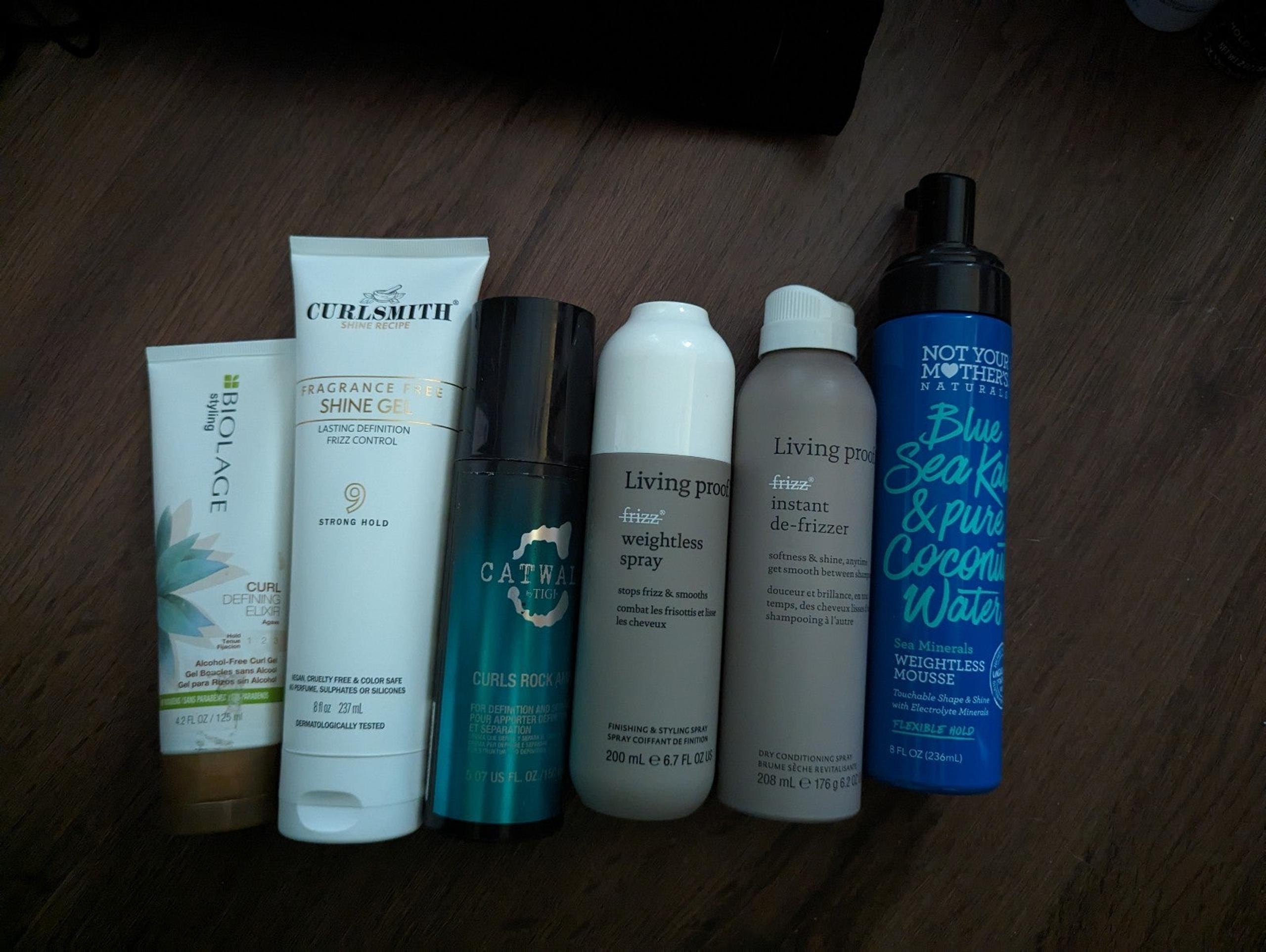 Hair care bundle living proof catwalk Curlsmith biolage not your mother's