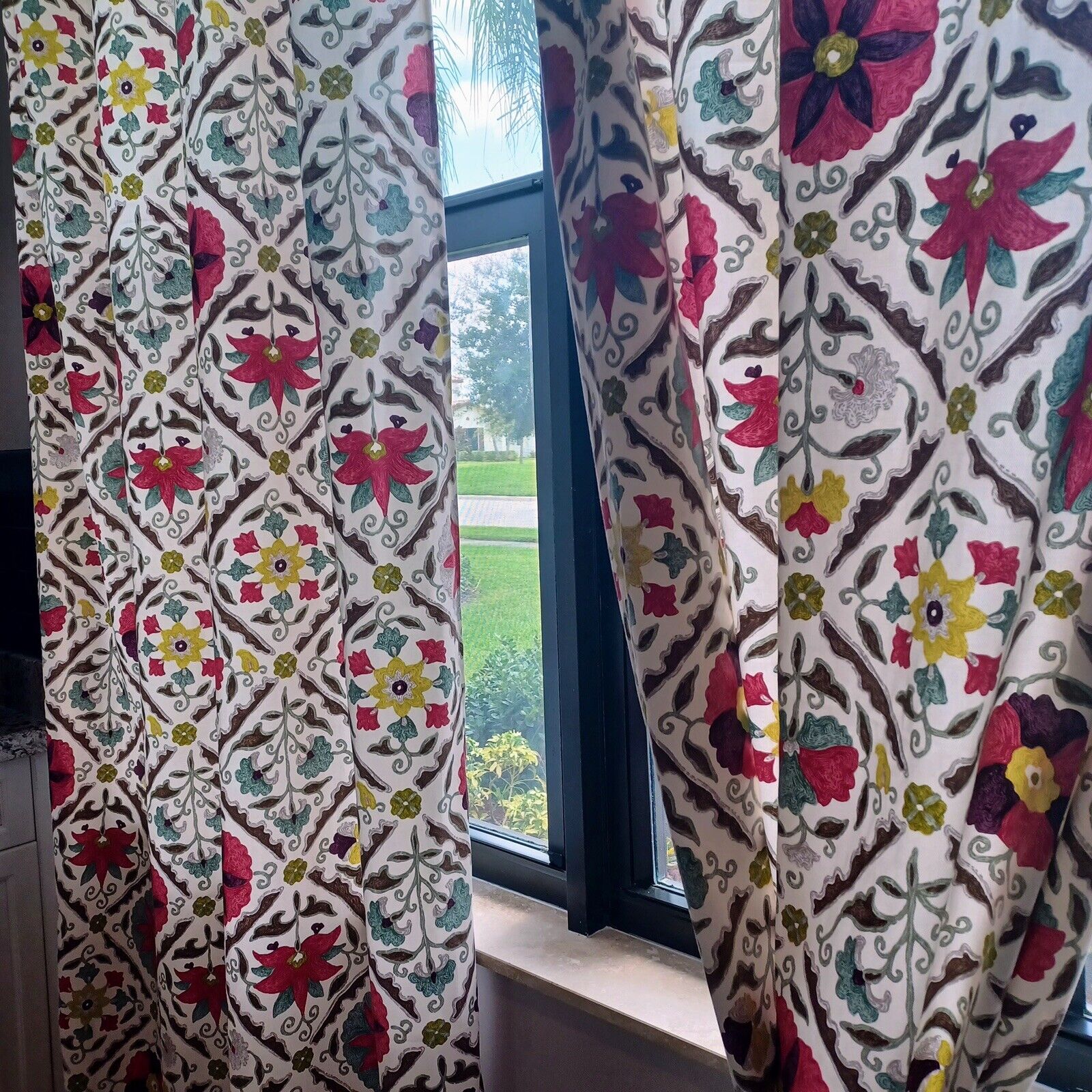 Decor Curtains for 12ft Ceiling Window Drapes 2 Panel Set 108” x 84”