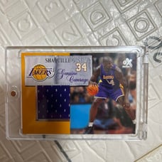 Shaquille O'Neal Game Worn Jersey Card 34