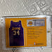 Shaquille O'Neal Game Worn Jersey Card 34