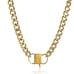 Chain Link Gold Plated Cuban Choker