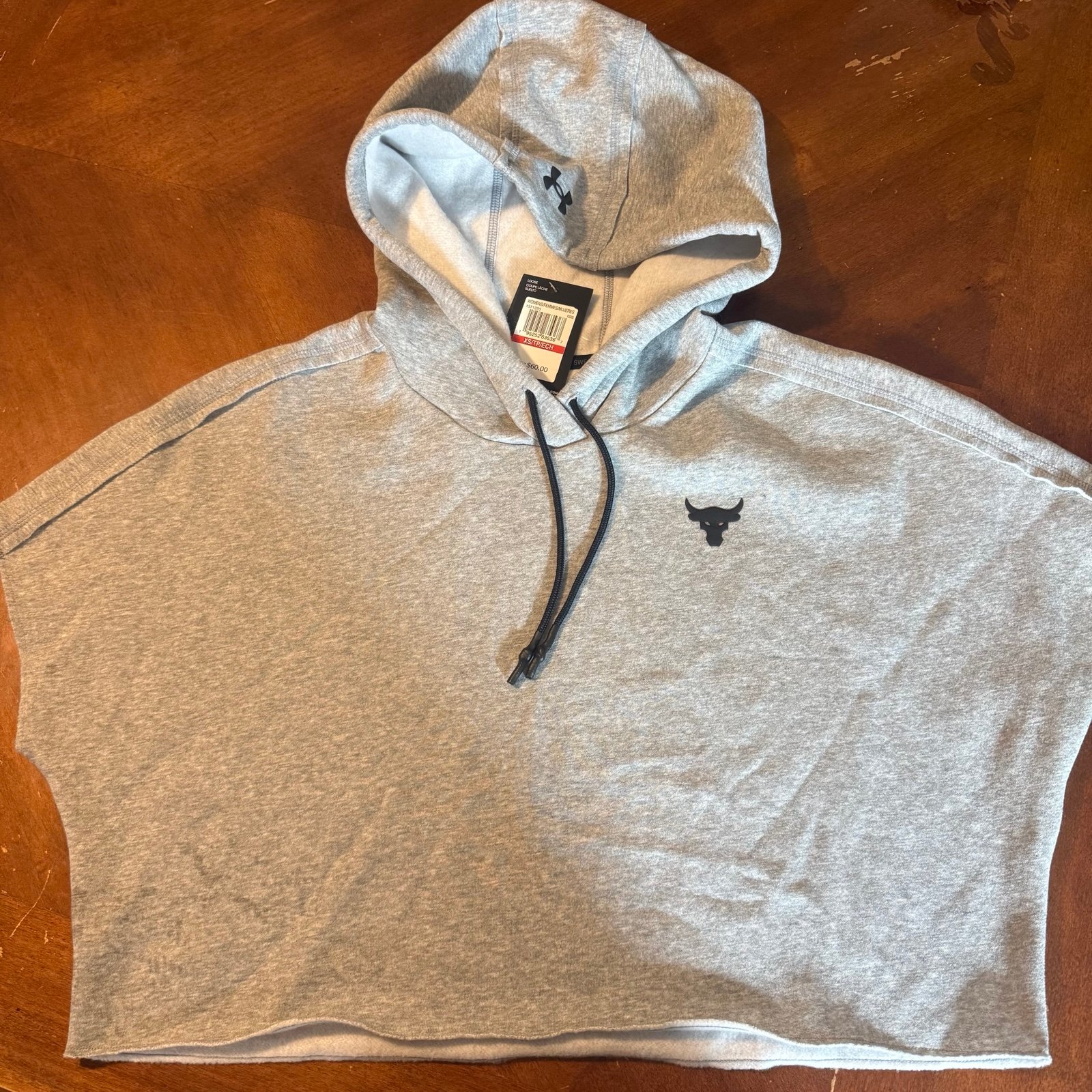 Under Armour Project Rock Cropped Pullover Sweatshirt Women’s XSmall