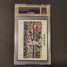 2007 Topps Opening Day Derek Jeter Grade 9.5