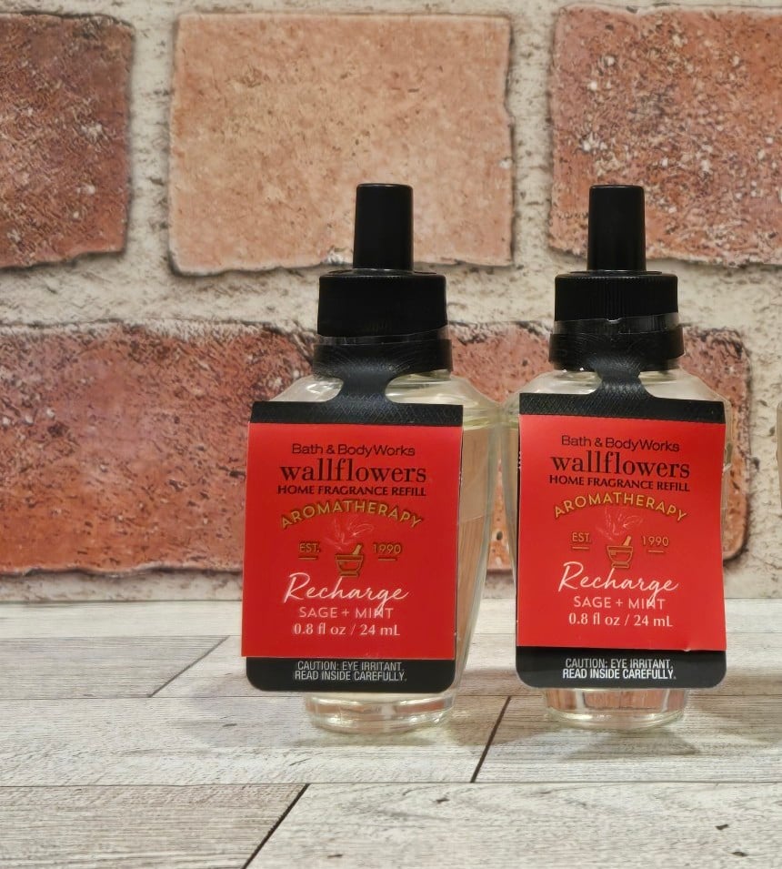 Recharge Sage & Mint Wallflower Refill x2