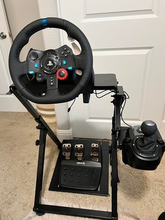 GTPLAYER Sim Racing Wheel Stand Simulator Cockpit Wheel Stand Racing Steering Sh