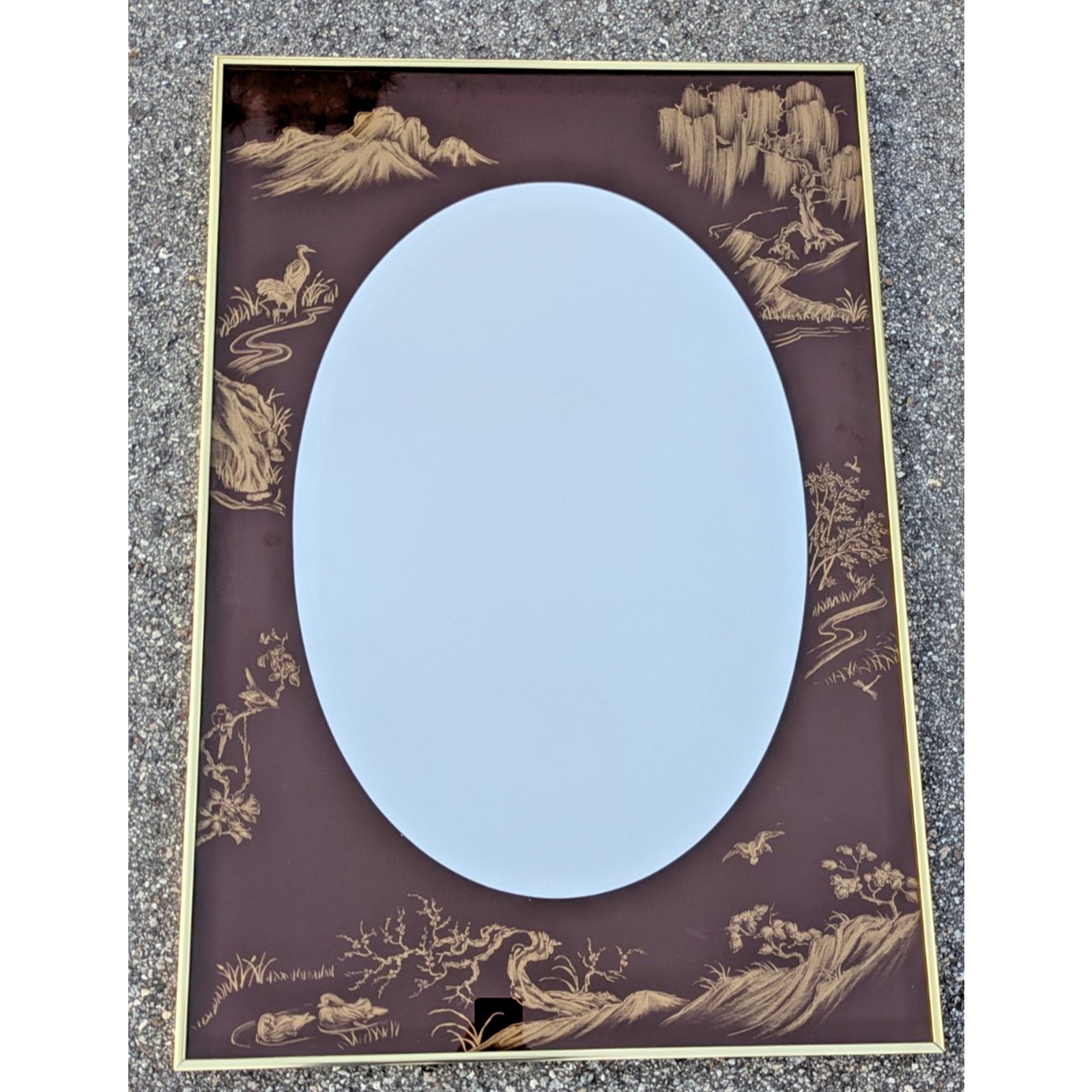 Asian Wall Mirror 24 x 36