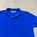 Orlebar Brown Men's Small Terry Towelling Royal Blue Polo Shirt