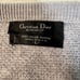 Christian Dior Monseur Vintage #3 Men Gray With CD Logo Gray Sweater Size Large