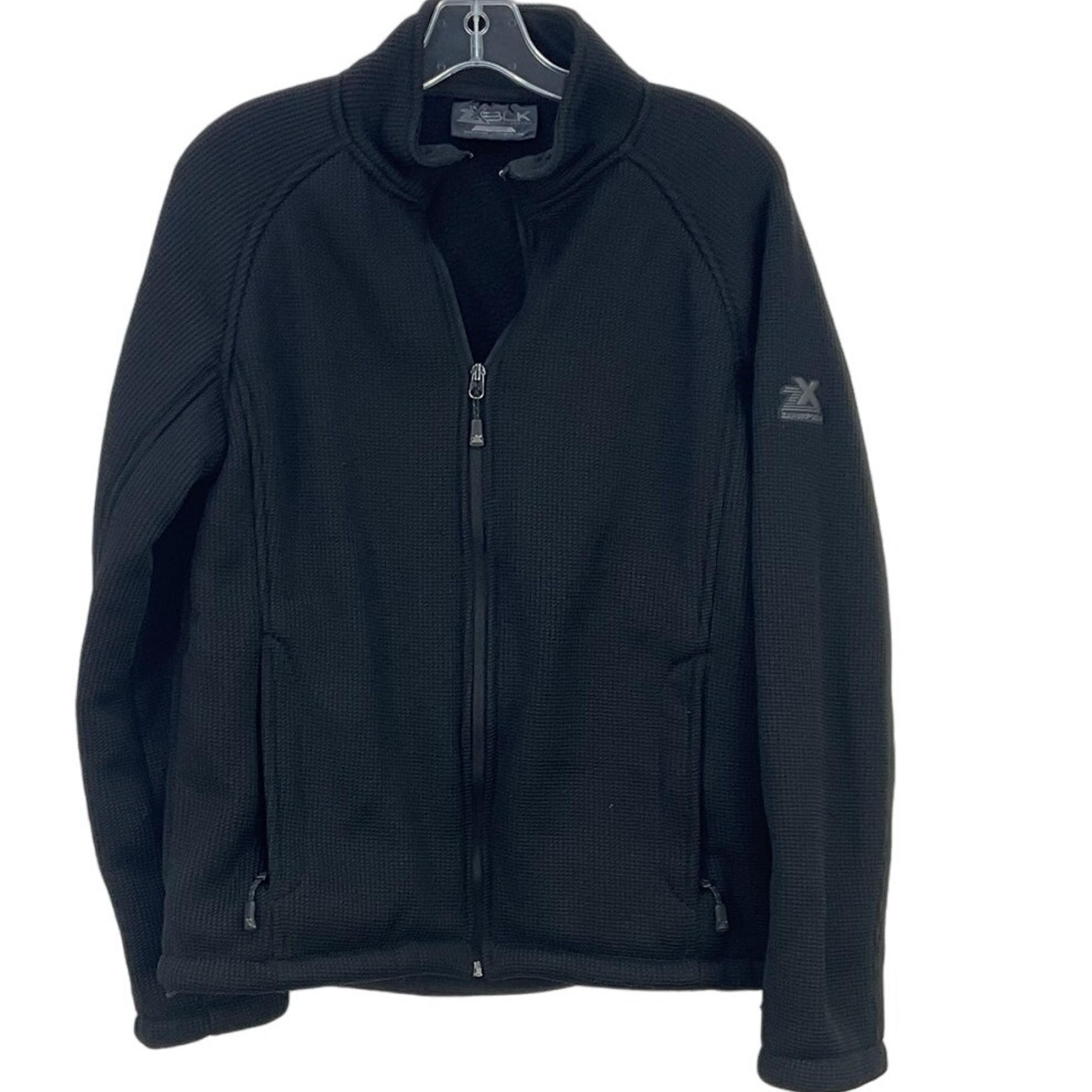 ZeroXposur Men's Black Full Zip Fleece Lined Activewear Jacket Size S