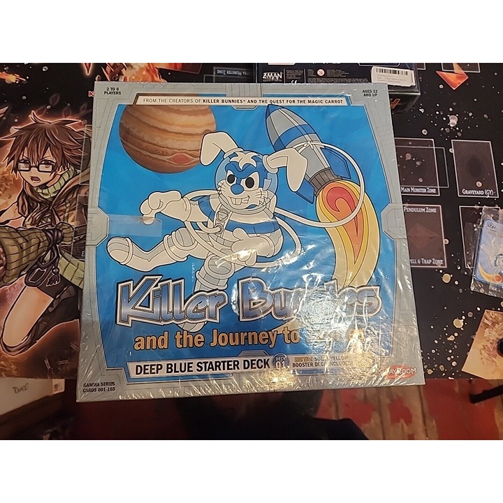 Killer Bunnies and the Journey to Jupiter Deep Blue NEW SEALED W/ promo Cards