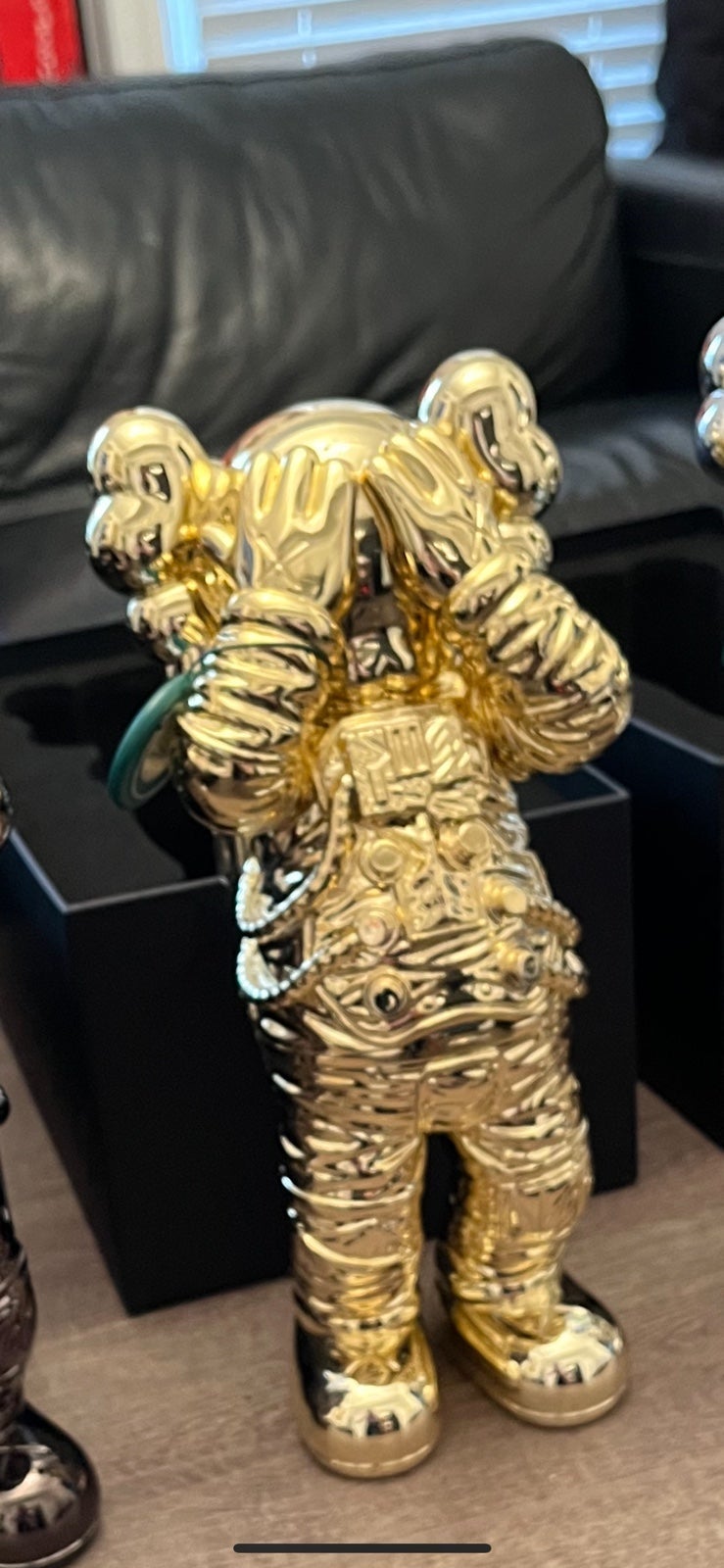 KAWS Holiday Space Figurine Gold Figurines