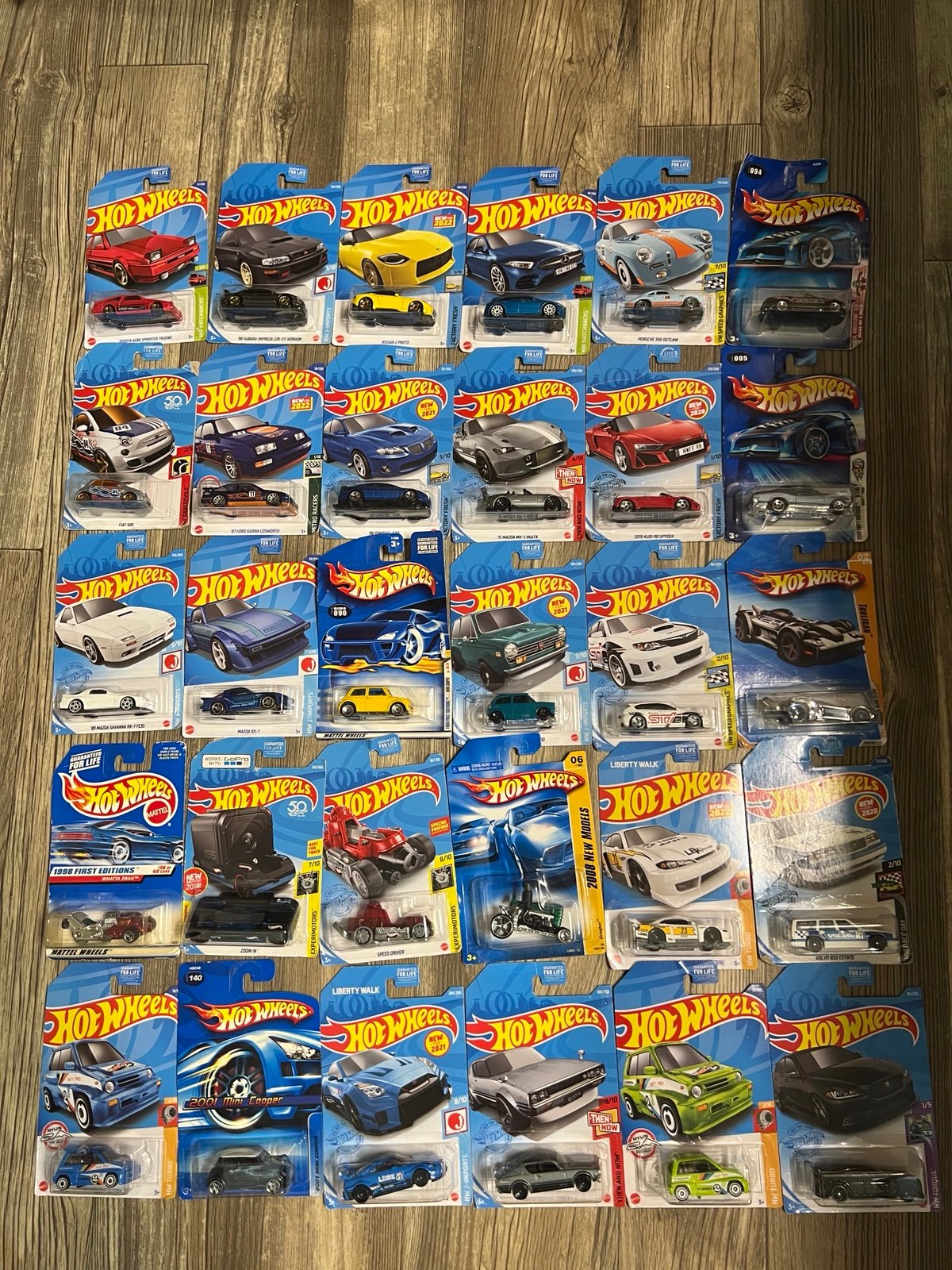 Hot wheels imports 30 car lot new