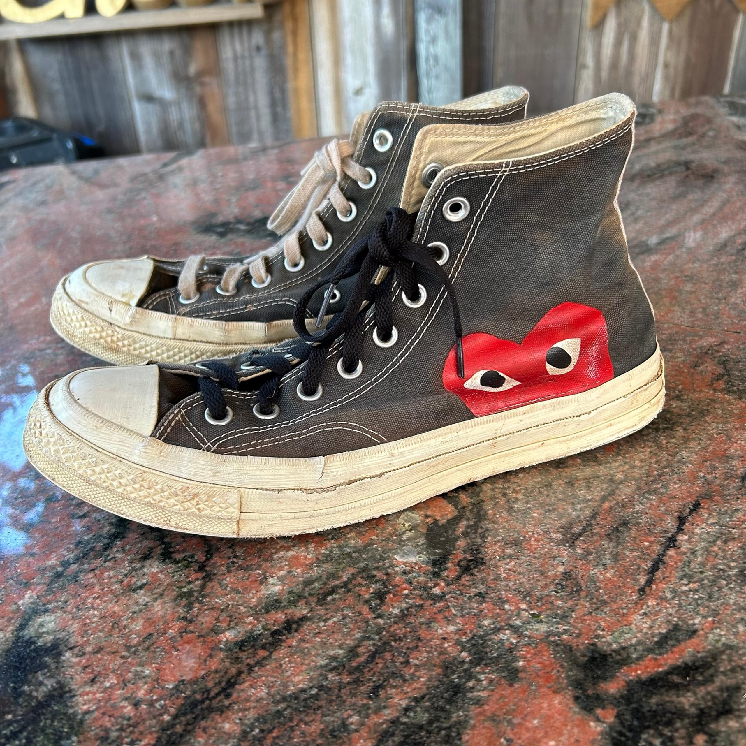 Converse Comme des Garcons Men's Chuck 70 High Top Sneaker SIZE 9 MEN
