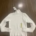 Zara white soft high neck sweater