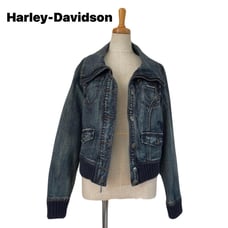 Harley-Davidson Denim Jacket G-Waist Vintage Style Rare