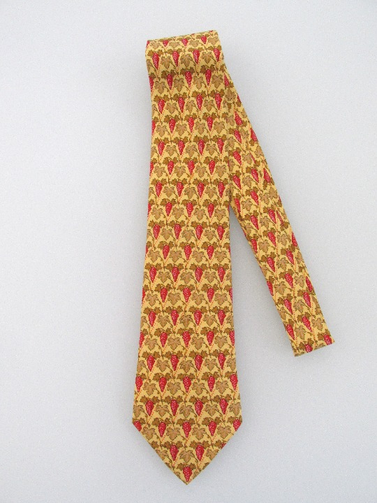 Hermes Vintage Men's Silk Tie