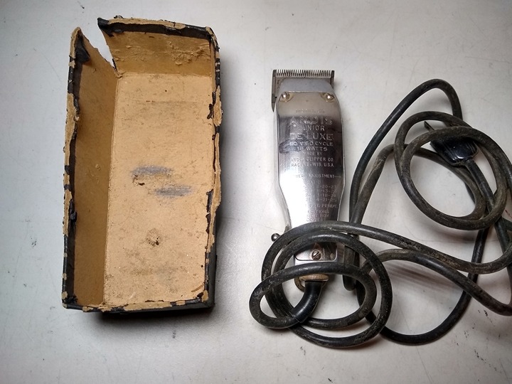 Vintage Andis Electric Hair Clippers Junior Deluxe Model JD (TESTED) - FREE S&H!