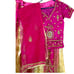 Stunning Pink and Gold Lehenga Choli with Dupatta