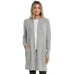 Barefoot Dreams Sweater Women Large Gray CozyChic Lite Long Weekend Cardigan