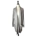 Barefoot Dreams Sweater Women Large Gray CozyChic Lite Long Weekend Cardigan