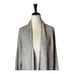 Barefoot Dreams Sweater Women Large Gray CozyChic Lite Long Weekend Cardigan