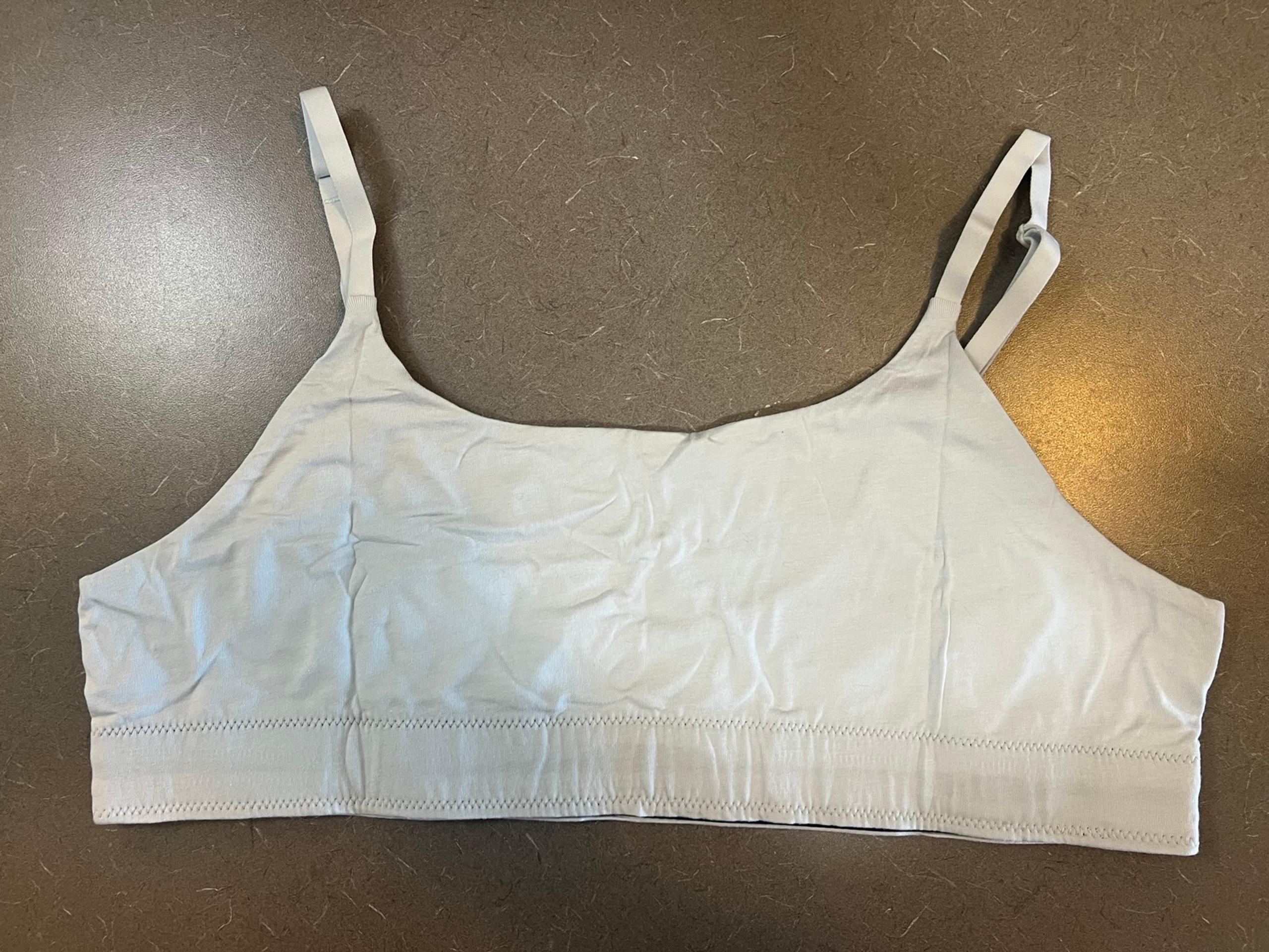 Allbirds Women's Anytime Bralette Grey XL NWT Medium Support Adjustable Straps