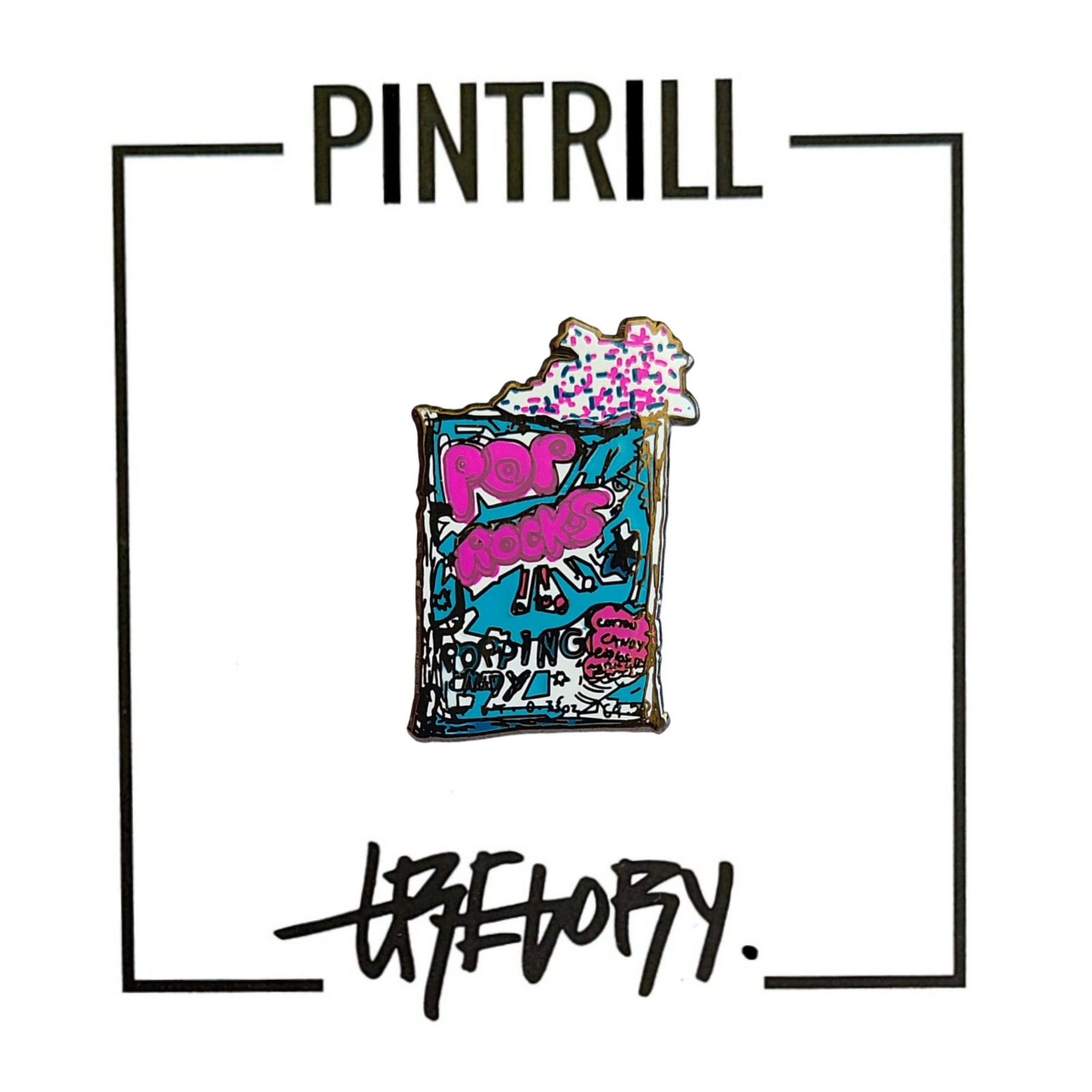 ⚡RARE⚡ PINTRILL x GREGORY SIFF POP ROCKS PIN *BRAND NEW*