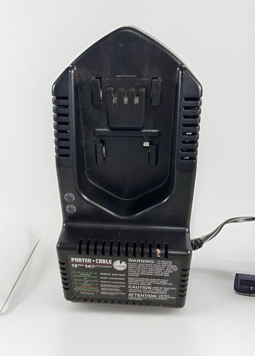 Porter Cable 12V-14.4V Fast 1-Hour Battery Charger 8604 For Batteries 8623/8723