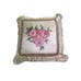 Touch of Class Luxury Piped Pillow Square Floral Trellis Rose Blush 18” NEW