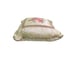 Touch of Class Luxury Piped Pillow Square Floral Trellis Rose Blush 18” NEW