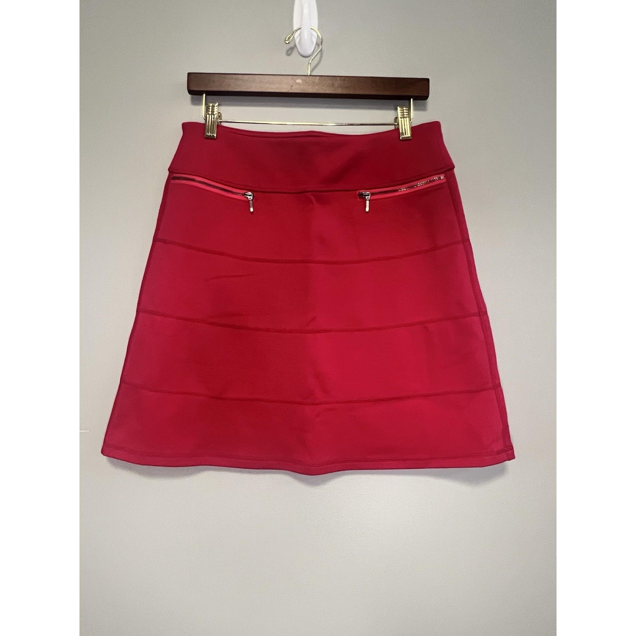 Athleta Strata A Line Skirt Women's Med Pink Stretch Fabric Preppy Tennis NWOT