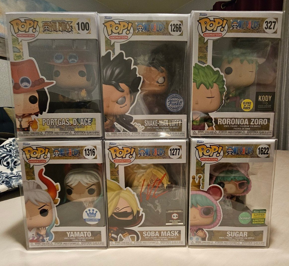 Funko Pop one piece 6 set bundle
