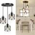 Industrial 3-Light Pendant Lighting, Adjustable Hanging Light - Brand NEW