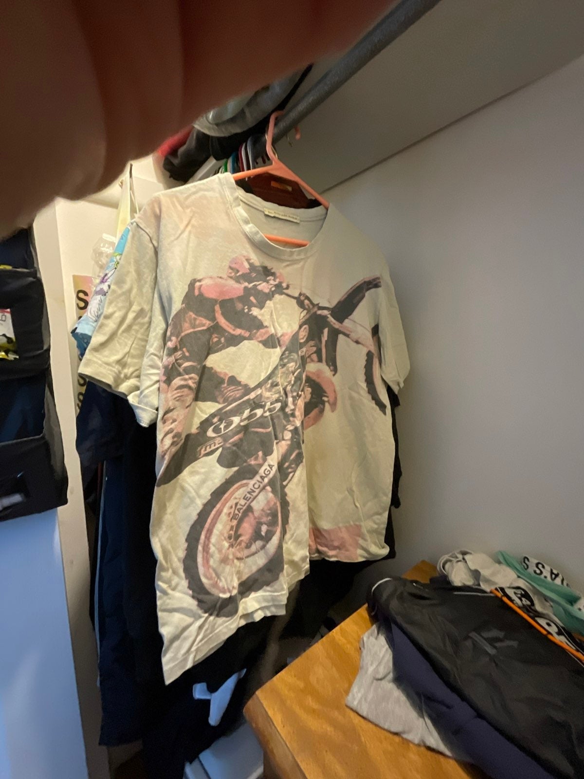 Balenciaga motocross t-shirt (flaw)
