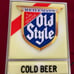 Old style metal and plastic replica bar sign LED