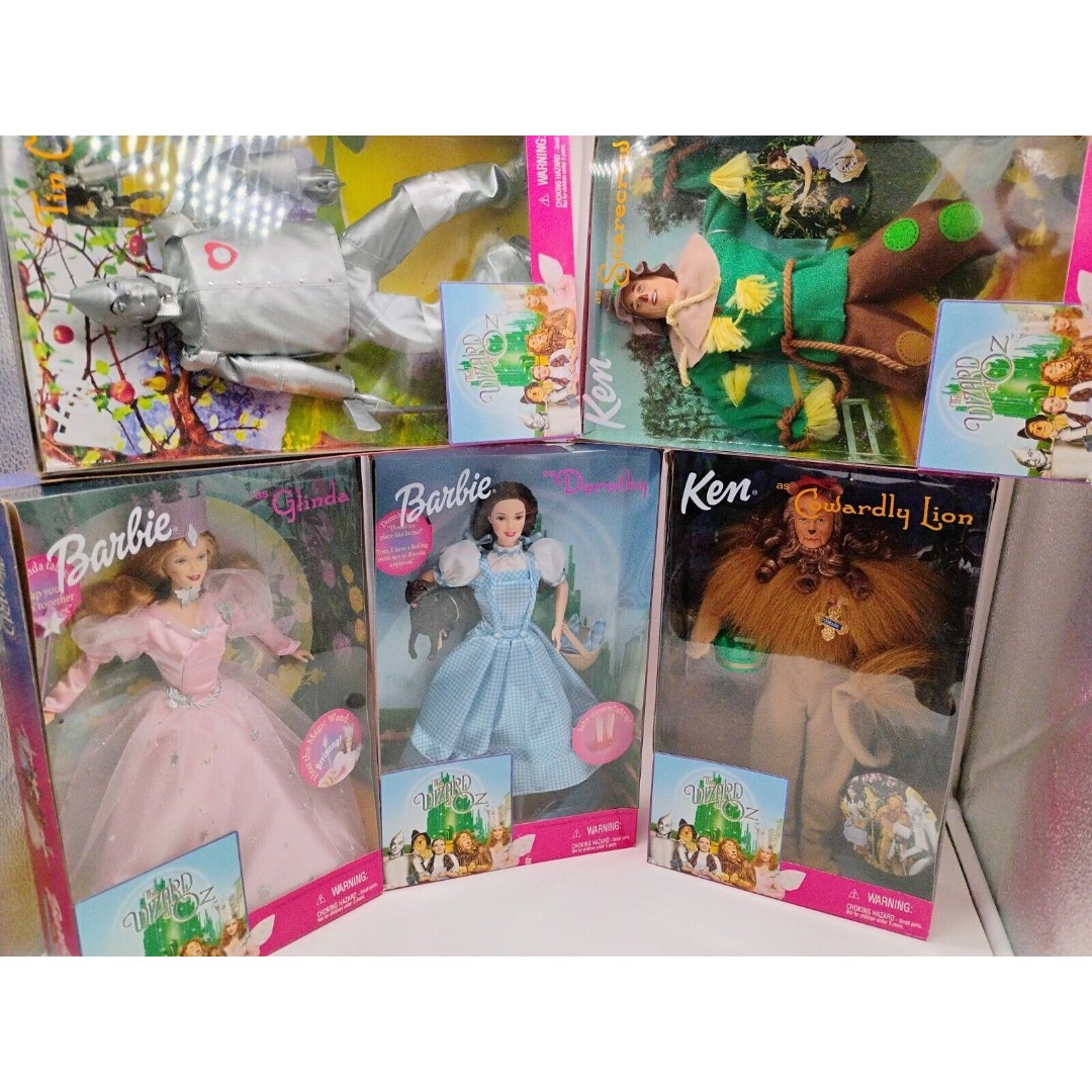 Vintage Barbie Wizard Of Oz Hollywood Legends Collection Dolls 1999 SET NIP
