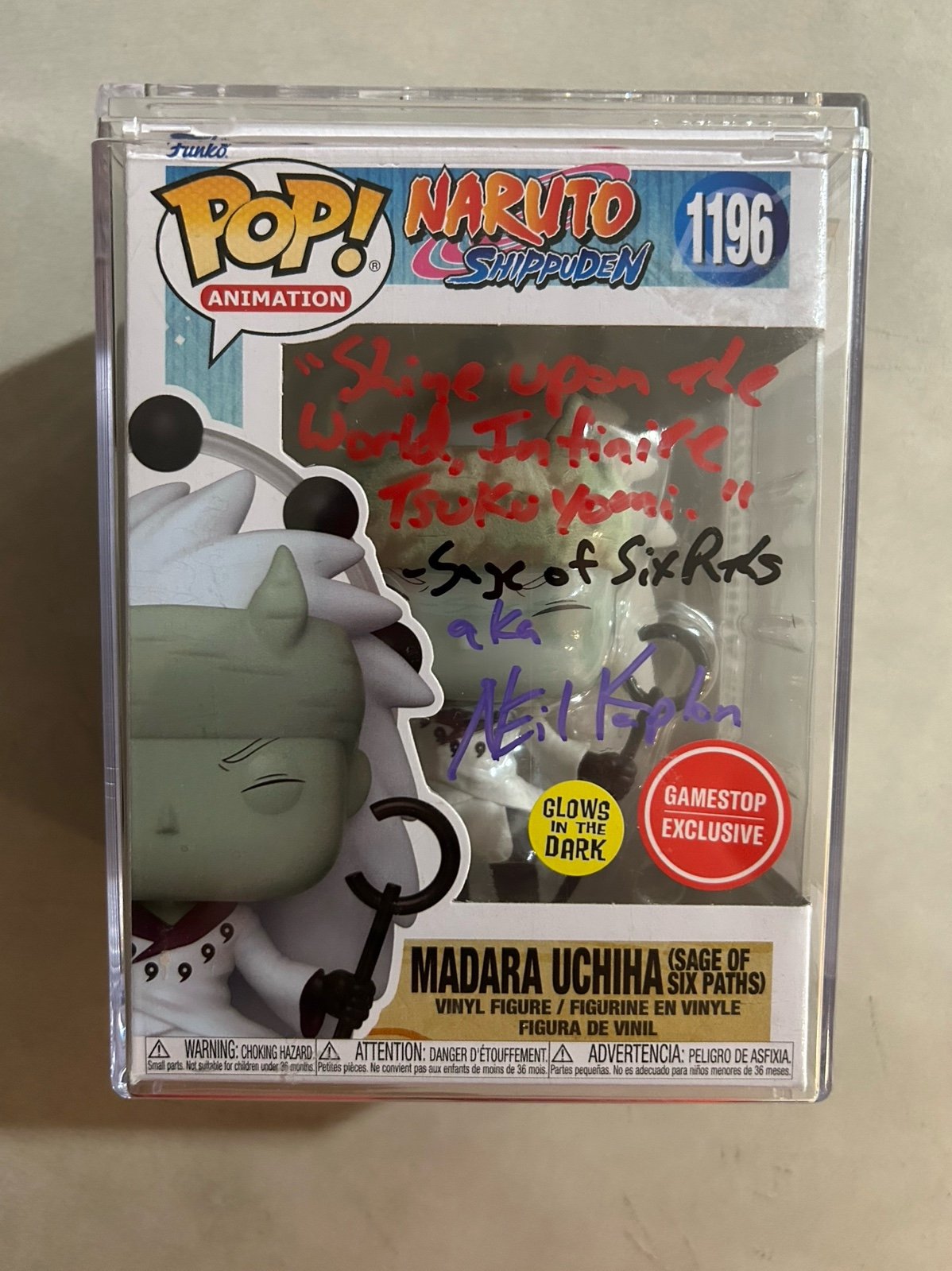 Madara signed funko pop