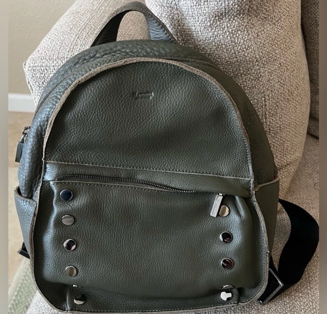 Hammitt HUNTER Y2K Embellished Silver Stud Backpack Bag