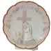 Praying Girl Porcelain Night Light Lamp Boudoir Bedside Religious Cross Vintage.