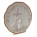 Praying Girl Porcelain Night Light Lamp Boudoir Bedside Religious Cross Vintage.