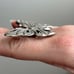 Sterling silver butterfly adjustable ring