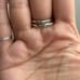Sterling silver butterfly adjustable ring