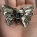 Sterling silver butterfly adjustable ring