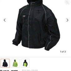 Reflective rain jacket frogg togg