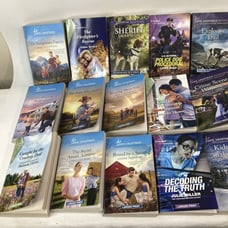 LOVE INSPIRED 15 Book Lot Inspirational Romance HARLEQUIN Amish Larger Print