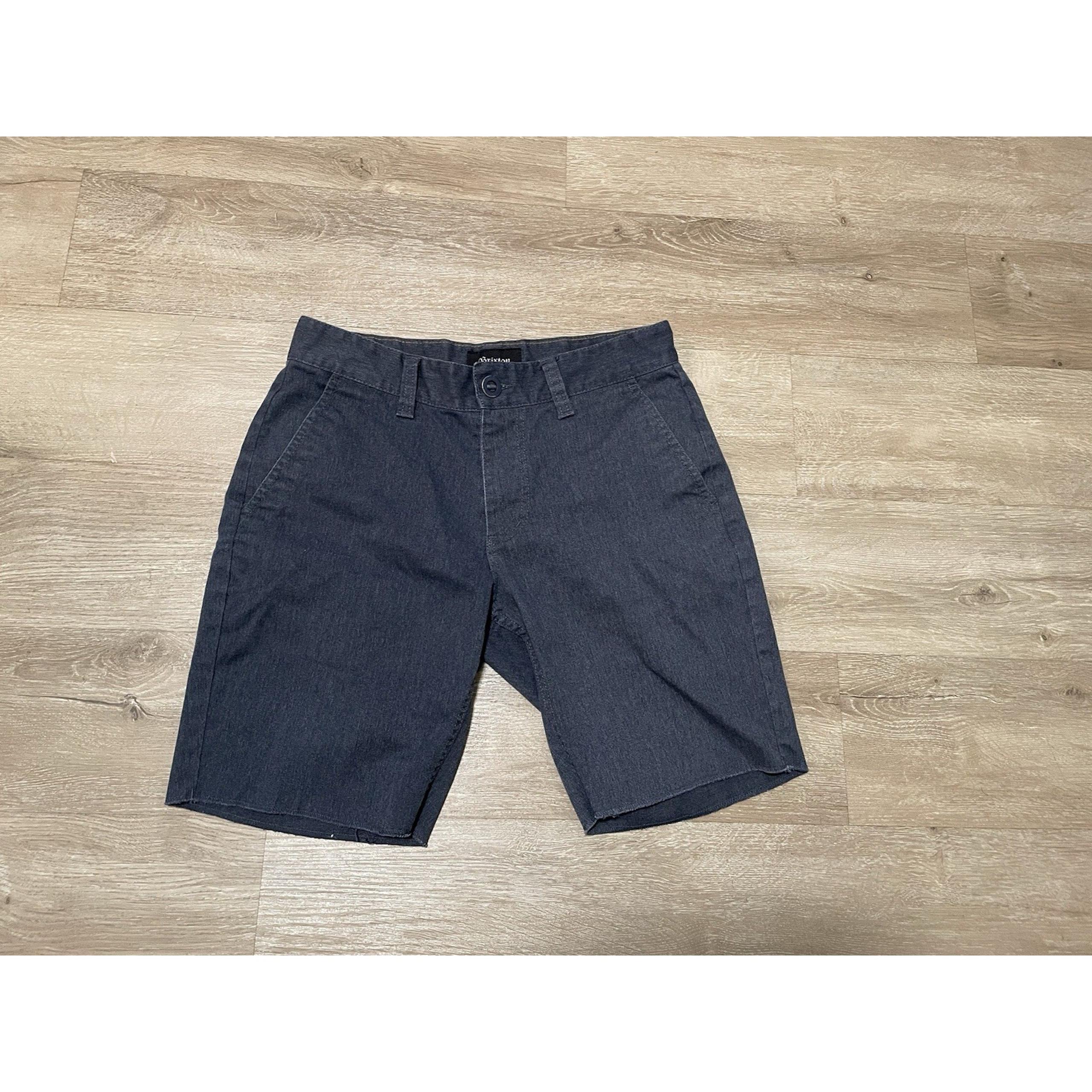 Brixton Toil II Chino Short Men's Sz 30 x 8" Gray Twill Workwear Stretch