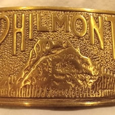 Philmont Scout Ranch Vintage Style Bronze Belt Buckle F