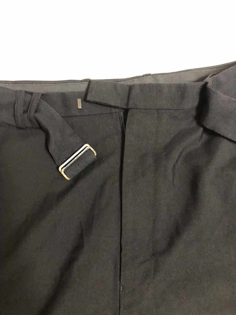 爆売り！ LAD 44 size 17AW SLACKS WIDE BELTED MUSICIAN パンツ
